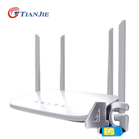 TIANJIE LC116 3G 4G modem wifi router odblokowany 300 mb/s antena zewnętrzna LAN WAN FDD TDD GSM z gniazdo karty sim 1